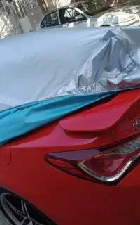 چادر نقره ای و روکش نقره ای ماشین خودرو موتور