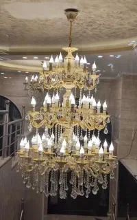 لوستر دوبلکس تمام برنزی