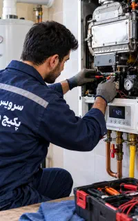 سرویس اب گرم کن و پکیج ور رفع ایراد