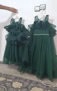 دوعدد لباس عروس بچگانه
