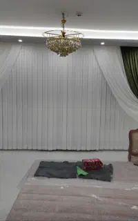 * نصاب پرده * (طراحی و دوخت  شستشو و جابجایی)