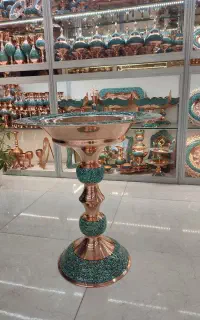 فیروزه کوبی روی مس