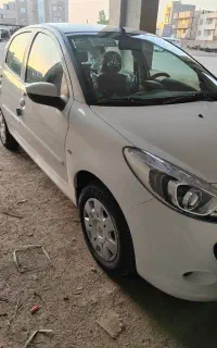پژو ۲۰۷ صفرtuf5 p سفید. سقف فلز