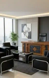 مبلمان اداری اطلس میز/صندلی