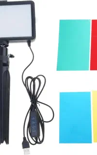 پک ۲ عددی نور استودیویی USB / نورپردازی حرفه‌ای