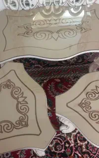 میز جلو مبلی و دو عدد عسلی