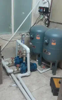 نصب پمپ و منبع آب تضمینی افزایش فشار