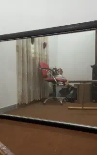 آینه باشیشه درجه یک وقاب طرح چرم