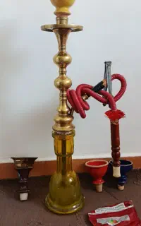 قلیان تنه برنجی اصل برادران حدادی