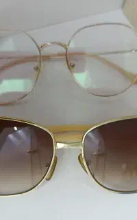 دوعدد عینک طبی افتابی اصل