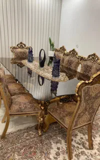 میز غذاخوری به همراه بوفه