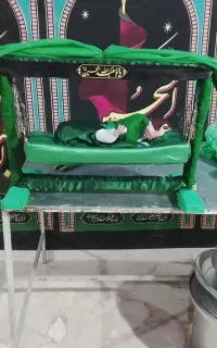 گهواره چوبی علی اصغر