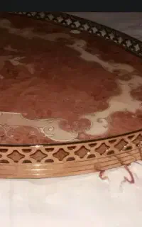 سینی دکوری چوب قدیمی