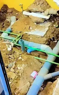 لوله کشی آب فاضلاب نشتی گیری با نقطه زن