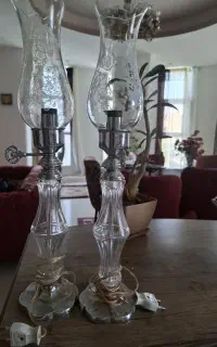 جفت شمعدان با لاله