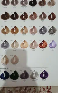 کاتالوگ رنگ مو