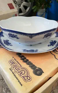 ست قاب و قدح چینی زرین