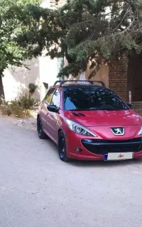 ۲۰۷ درحد صفرفنی تازه تعمیر بی نقص