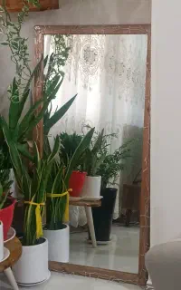 قاب اینه چوبی