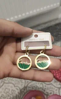 گوشواره رنگ ثابت حلقه ای