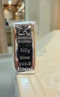 شمش 500g نقره به قیمت پارت عمده 700 کیلویی +ساچمه