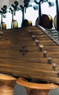 سنتور  حرفه ای سه تار  کمانچه و دف دوتار (نو)