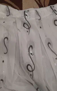 پرده حریر طرح دار تُرک