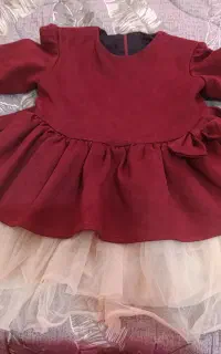 لباس مخمل مجلسی دخترانه