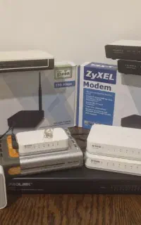 مودم adsl و سوییچ