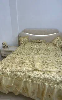 روتختی ساتن و دوخت  توری