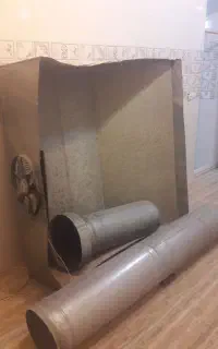 هود بزرگ فلزی