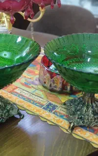 دو عدد ظرف میوه خوری نوستالژی