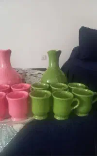 پارچ لیوان نو سفال