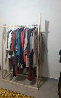 رگال چوبی لباس