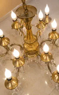 لوستر آب طلا قدیمی