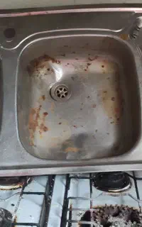 سینک توکار و گاز چهار شعله