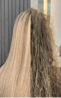 مدل موی دکلره برای کراتین و پروتئین