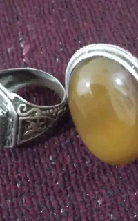یک جفت انگشتر نقره قدیمی به فروش میرسد