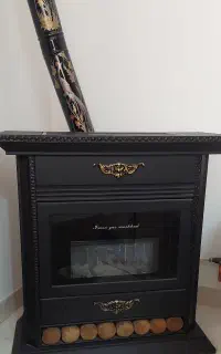 بخاری گازی طرح شومینه