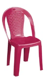 ۱۸عدد صندلی سفید و زرد ناصر پلاستیک