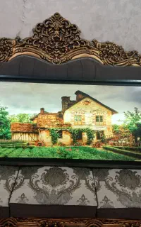 تابلو دیواری سه بعدی بزرگ سالم تمیز