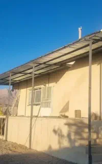 اجرا سقف شیروانی برروی پارکینگ وحیاط