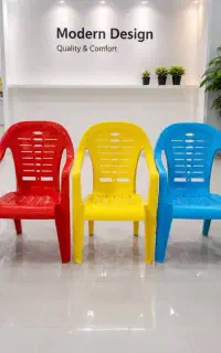 صندلی پلاستیکی پشت بلند کد 678