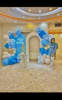 بادکنک آرایی و گل آرایی مراسم