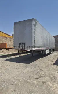 کانتینر ترانزیت چادری سه محور