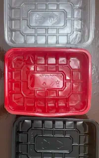 ظرف مخصوص بسته بندی در سه رنگ