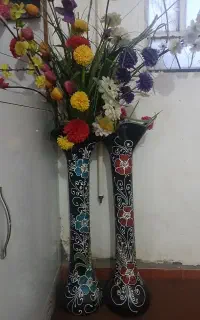 گلدان شیشه ای بزرگ