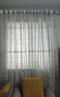 از این پرده دوتا همراه با ۲ میله پرده