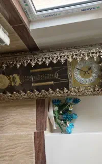 ساعت.آینه.بوفه.زیر تلویزیون
