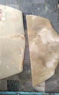 دوعدد سنگ آینه کنسول